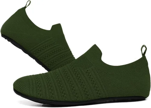 Miniatura 5 de QZKDM - Pantuflas ligeras antideslizantes para casa, para ponerse sin ayuda, para caminar descalzo, para ejercicio en casa y yoga, para hombres