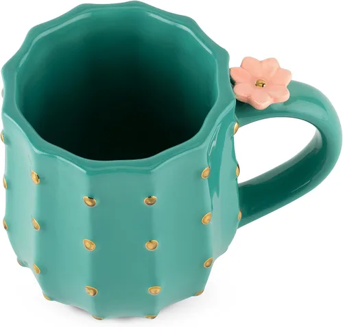 Miniatura 8 de Pinky Up Tazas de café de cerámica de cactus, tazas de té, taza de viaje, taza de latte, vasos para beber para chocolate, leche, cócteles, cócteles