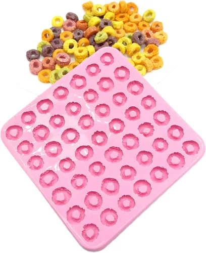 Miniatura 14 de Anillos de frutas molde de silicona 8 cavidades cereal bucles NC107