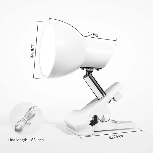 Miniatura 8 de Juego de 2 colores de luz LED con clip 1 azul y 1 Whtie