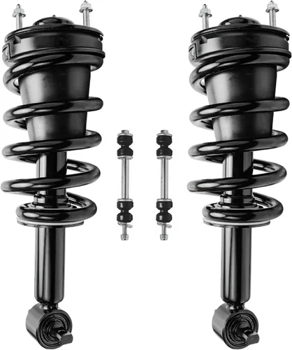 Miniatura 44 de Detroit Axle - 4 barras estabilizadoras de puntales delanteros para Kia Forte Koup 10-13 12-13 Forte5, puntales y barras estabilizadoras de resorte