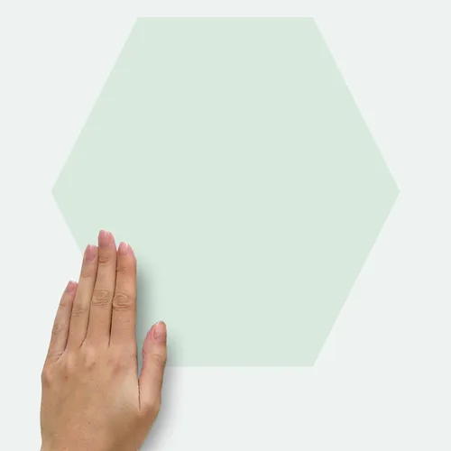 Miniatura 3 de RoomMates RMK4855SCM - Calcomanías hexagonales de borrado en seco para pared, color salvia claro