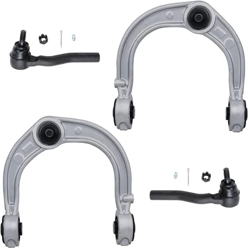 Miniatura 114 de Detroit Axle - Brazos de control superiores traseros para Chrysler 300 Dodge Challenger Charger Magnum, reemplazo del conjunto de brazos de control
