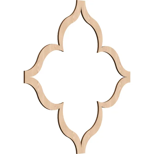 Miniatura 14 de May Paneles decorativos de pared de madera con calado, pequeños, 11 3/8 pulgadas de ancho x 11 3/8 pulgadas de alto x 1/4 pulgadas de alto, roble