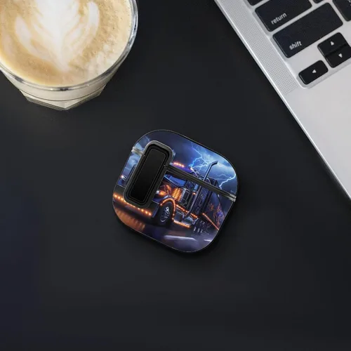 Miniatura 7 de Truck Thunder - Funda divertida compatible con AirPods 4 con bloqueo automático