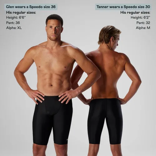 Miniatura 5 de Speedo - Traje de baño estilo Jammer ProLT para hombre, color liso