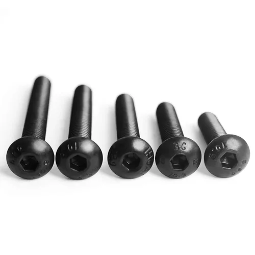 Miniatura 9 de Tornillos de cabeza de botón M5 x 0.787 in, 0.984 in, 1.181 in, 1.378 in, 1.575 in, cabeza de botón, acero de aleación de grado 10.9, acabado