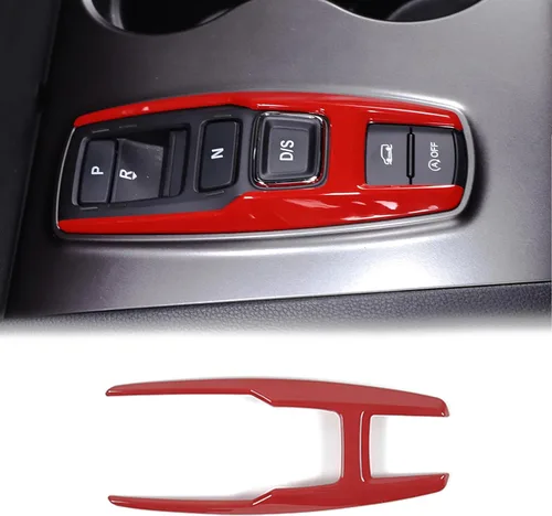 Miniatura 9 de Marco de Botón de Palanca de Cambios Trim para Honda Pilot 2016-2022/ Ridgeline 2020-2023/ Passport 2019-2023, Material ABS Cubierta del Panel