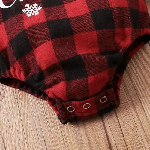 Miniatura 7 de Baby Girls Christmas Dress with Bow Headband Red Plaid Dress Long Sleeve Tulle Tutu Princess Party Dress Winter Clothes