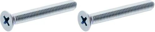 The Hillman Group 101045 - Tornillo Phillips de cabeza plana de 6 a 32 pulgadas x 3 pulgadas, 100 unidades (paquete de 2)
