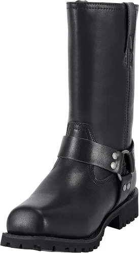 Miniatura 6 de Botas de motocicleta para hombre, impermeables, de piel sintética, botas de media pantorrilla para hombres