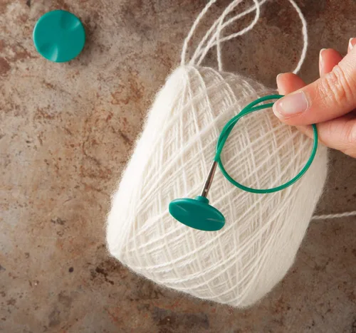 Miniatura 3 de Knit Picks Options Cable de aguja circular intercambiable para tejer - 16" Verde