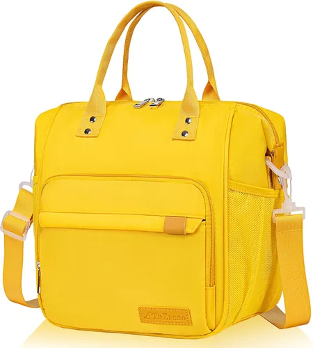 Miniatura 20 de TuErCao - Linda lonchera con forma de fresa para mujeres; bolsas de almuerzo para el trabajo, lonchera pequeña con aislamiento para pícnic, viaje