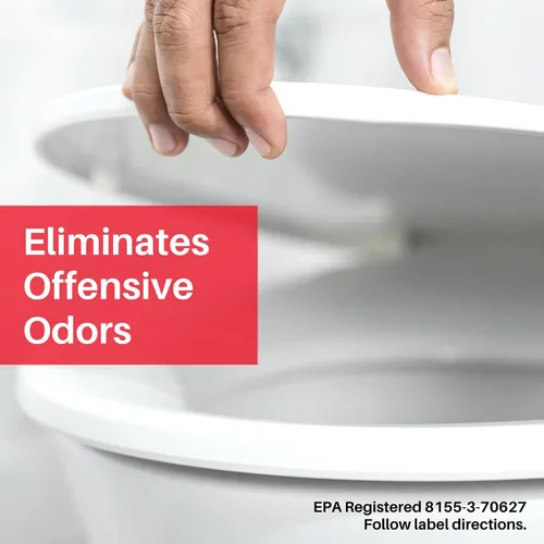 Miniatura 7 de CREW 04560 Limpiador y desinfectante para taza de inodoro de servicio pesado, 23% HCI elimina manchas de óxido, sarro con aroma a menta, listo