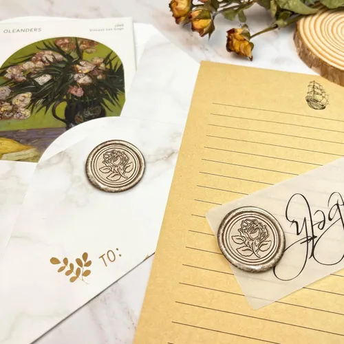 Miniatura 3 de 25 calcomanías para sellos de cera, hechas a mano, autoadhesivas, para invitaciones de bodas, sobres, envoltura de regalo, Navidad