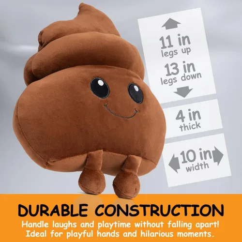 Miniatura 6 de Twiddler Toys Juguetes de Popo Emoji - Fabricante de Sonidos de Pedo - Juguete de Peluche Grande de 11 Pulgadas que Hace 20 Divertidos Sonidos