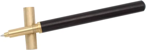 Miniatura 3 de Gullor Bolígrafo de madera creativa con tapa de bolígrafo de latón (WR-A2861), negro Negro (Black Wood)