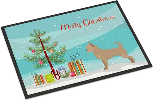 Miniatura 170 de Caroline's Treasures CK3799MAT Akita Shepherd - Tapete de árbol de Navidad de 18 x 27 pulgadas, tapete para puerta delantera, interior y exterior