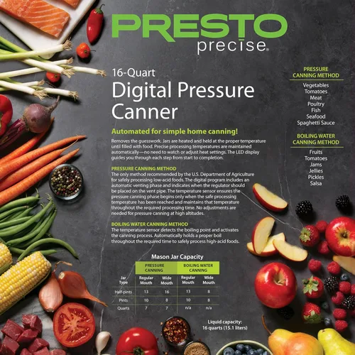 Miniatura 9 de Presto 02154 - Recipiente a presión digital precisa de 16 cuartos