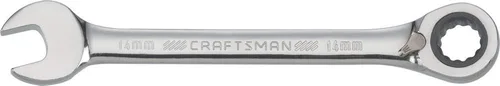 Miniatura 5 de CRAFTSMAN Llave de trinquete, métrica, reversible, 0.512 in, 72 dientes, 12 puntos (CMMT42424)