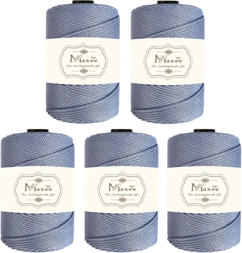 Miniatura 89 de Cordón de macramé premium de poliéster 3 mm × 218 yardas, cordón de macramé 100% polipropileno de 3 mm, ideal para crochet, colgadores de pared, 30