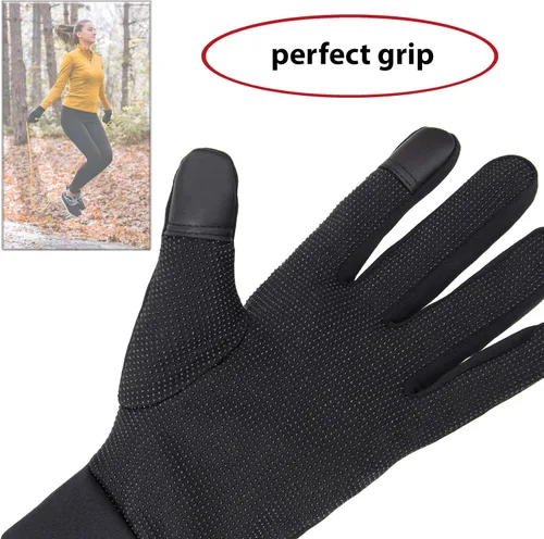 Miniatura 4 de ALPIDEX Guantes deportivos ligeros para hombre y mujer, guantes para pantalla táctil, forro delgado y cálido para invierno, ciclismo, ciclismo