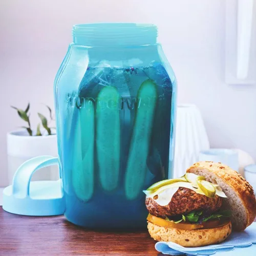 Miniatura 2 de Tupperware Tarro de almacenamiento de plástico - 3 litros, 1 pieza, azul