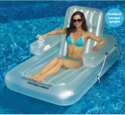Miniatura 4 de Swimline Tumbona ajustable Kickback para 1