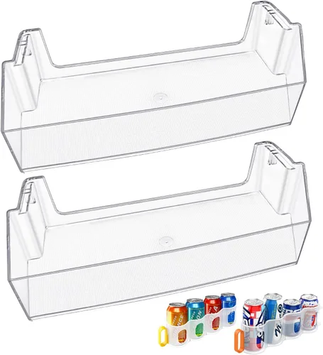 Paquete de 2 [MEJORADO] W11239961 Reemplazo de estante para puerta de refrigerador Compatible con estante de puerta de refrigerador Whirlpool