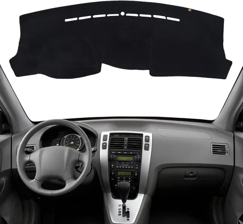 Miniatura 23 de Cubierta de tablero Tapete de salpicadero Compatible con Hyundai Tucson 2015-2010, 2015 IX35 (para transmisión manual izquierda), tapete