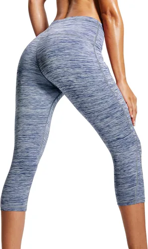 Miniatura 5 de NELEUS Pantalones de entrenamiento de cintura alta con control de abdomen para mujer