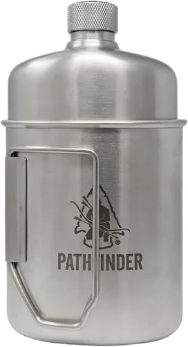 Miniatura 2 de The Pathfinder School Taza de Anidación de Acero Inoxidable y Cantimplora Scout M34 - Equipo y Suministros de Supervivencia - Equipo Bushcraft