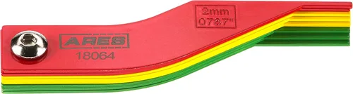 Miniatura 8 de ARES Juego de herramientas de calibre de freno de metal de 8 piezas, chapa de calibre 20, acabado de alta visibilidad resistente a la corrosión