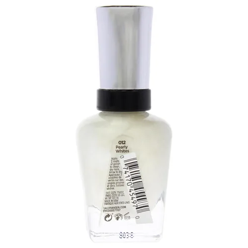 Miniatura 3 de Sally Hansen Esmalte de uñas de manicura de salón completo Color de uñas multibeneficio Fórmula fortalecedora de queratina 012 blancos perlados
