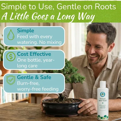 Miniatura 4 de Alimento para árbol bonsái Fertilizante líquido suave de primera calidad para un crecimiento saludable, tallos fuertes y hermosas floraciones