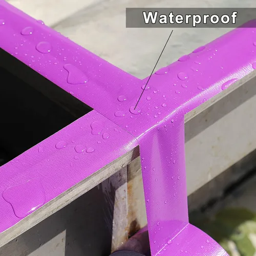 Miniatura 5 de Cinta adhesiva morada de 3 pulgadas impermeable, resistente, 3 pulgadas x 60 yardas, cinta adhesiva de grado industrial de 9 milésimas de pulgada