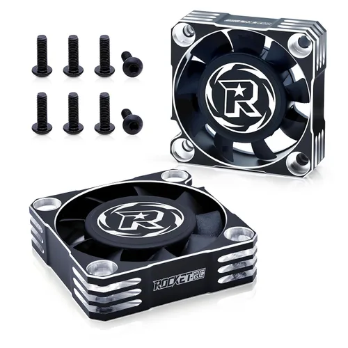 Miniatura 16 de 2 Pack Ventilador de Refrigeración de Motor de 40mm 16000RPM Ventilador de Refrigeración RC ESC Disipación de Calor para Coche RC 1/10 1/8