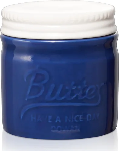 Miniatura 12 de DOWAN Vajilla de Mantequilla Francesa, Plato de Mantequilla para Mantequilla Blanda Extensible, Envase de Mantequilla de Cerámica con Tapa para Bule