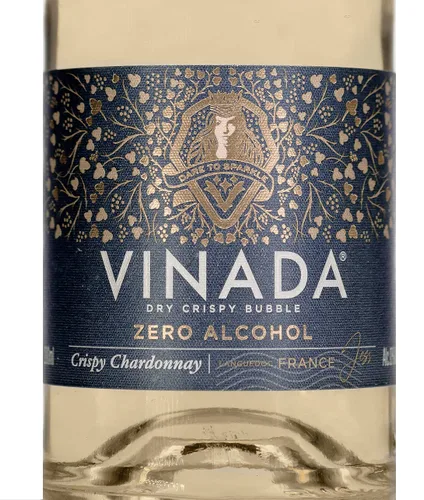 Miniatura 3 de VINADA - Crispy Chardonnay Mini - Vino Cero Alcohol - 6.8 fl oz (24 Botellas de Vidrio)
