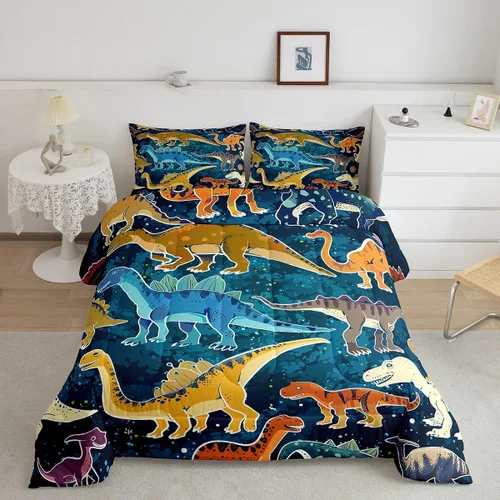 Miniatura 12 de Erosebridal Yin Yang - Juego de edredón para niños y adolescentes, edredón de plumón de hielo y fuego, tamaño individual, juego de ropa de cama