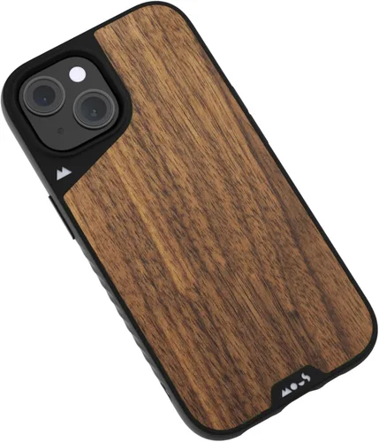 Miniatura 28 de Mous - Funda para iPhone 15 compatible con MagSafe Limitless 5.0, cuero negro, funda protectora para iPhone 15, funda para teléfono a prueba