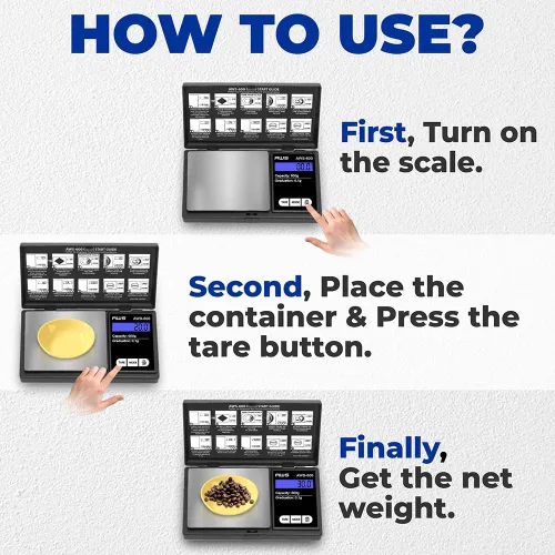 Miniatura 5 de American Weigh Scales Balanza de bolsillo digital 600 g x 0,1 g con pantalla LCD Gramo, onza, quilate, grano para monedas, joyas, piedras preciosas