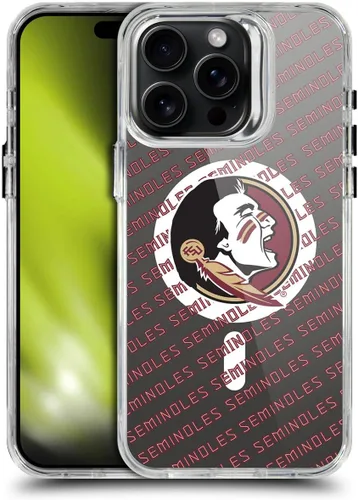 Miniatura 170 de Head Case Designs Funda de gel suave FSU Seminoles de la Universidad Estatal de Florida con licencia oficial compatible con Apple iPhone 13 Pro Max