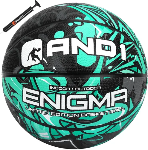 Miniatura 10 de AND1 Enigma Basketball - Streetball para uso en interiores y exteriores, construcción de canal profundo y durabilidad