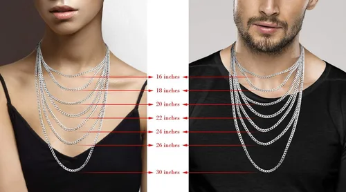 Miniatura 6 de Miabella Solid 925 Sterling Silver Italian 5mm Diamond Cut Cuban Link Curb Chain Necklace for Women Men, Made in Italy
