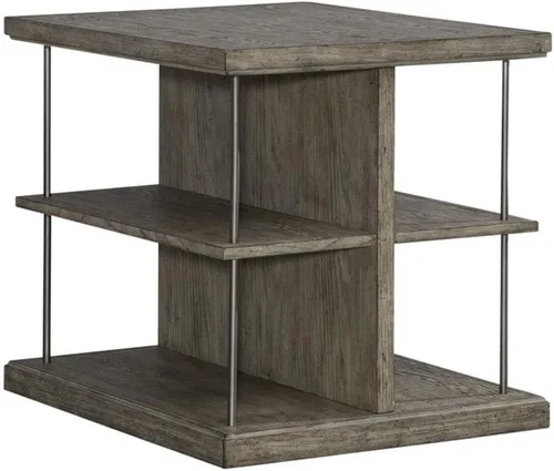 Miniatura 11 de Liberty Furniture City Scape - Juego de sala de estar de 3 piezas con mesa de cóctel, 2 mesas auxiliares en beige bruñido