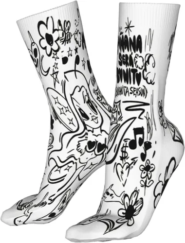 Miniatura 2 de NALCKA Karol Singer G Socks Super Soft Crew Sock Personalidad Resistente al Olor Antiolor Unisex Calcetines Deportivos Calcetines Bajo 16 pulgadas