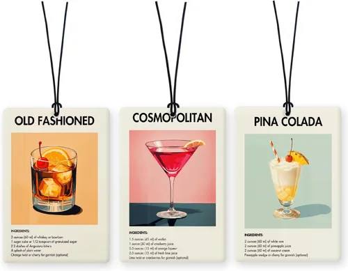 Miniatura 16 de Lacama Ambientador cristiano para automóvil, 3 piezas, lazo rosa y negro, coqueta con versículo bíblico cristiano, ambientador para mujeres y niñas