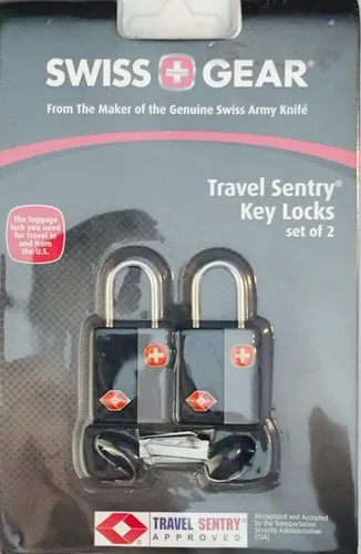 Swiss Gear - Candados para llaves de viaje y etiquetas de equipaje, juego de 2 unidades