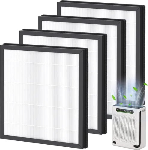 Miniatura 10 de HAP605 - Paquete de 2 filtros de repuesto para purificador de aire para FreAire HAP605 HAP607 y XenonLab HAP607 HAP605, filtros de carbón activado